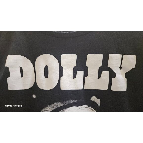 Dolly Parton Graphic T-Shirt 2X Plus Size Black Short Sleeve 100% Cotton - Picture 5 of 6